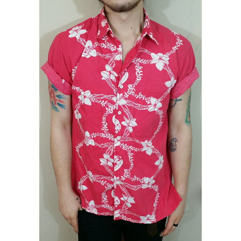Reyn Spooner short sleeve Hawaiian button down